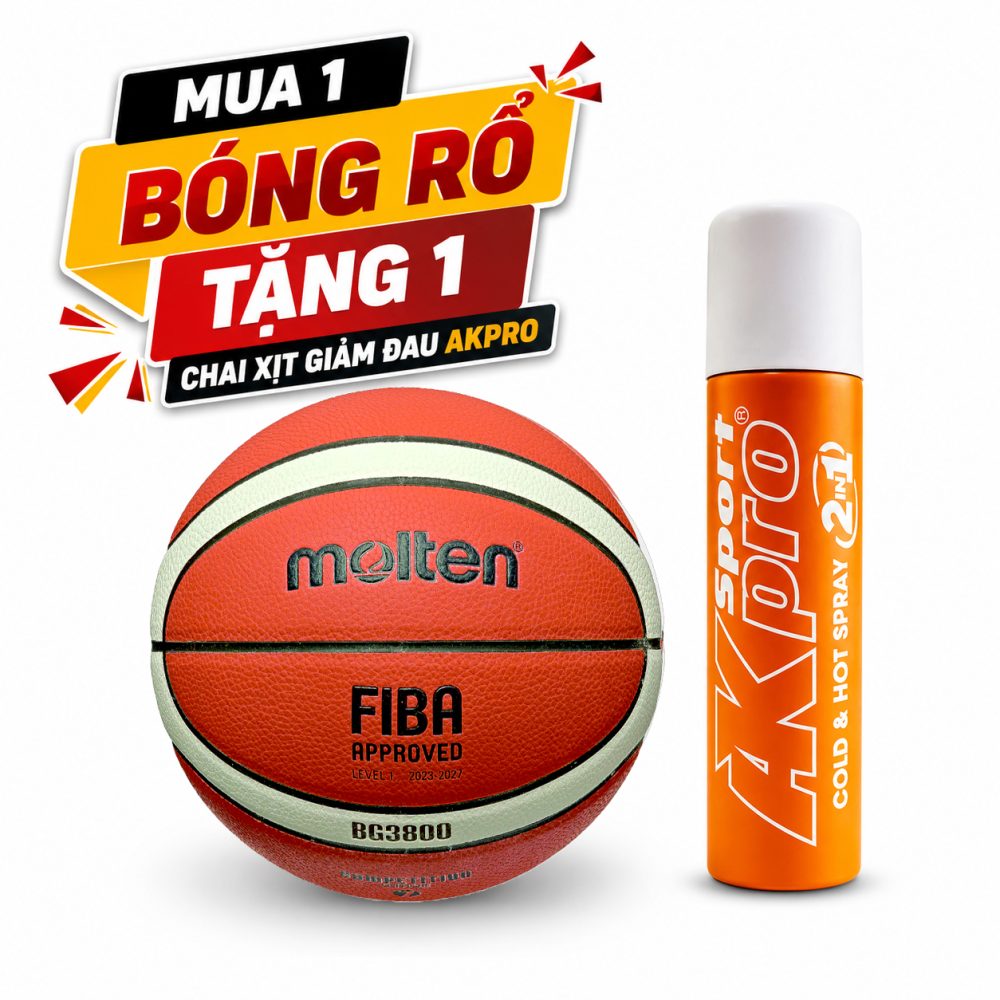Bóng rổ Molten B6G3800-2 - Size 6