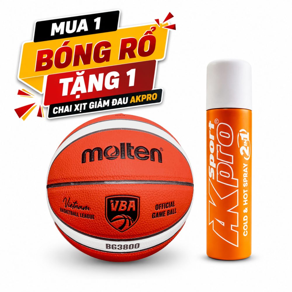 Bóng rổ Molten B6G3800-VBA - Size 6