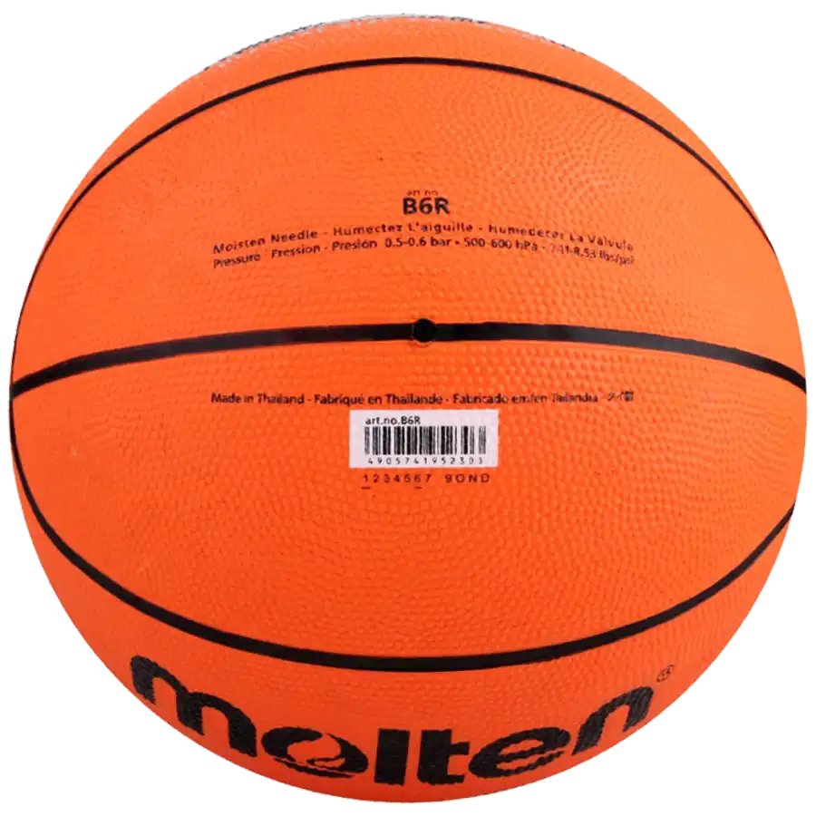 Bóng rổ Cao su Molten B6R - Size 6 - Ảnh 2